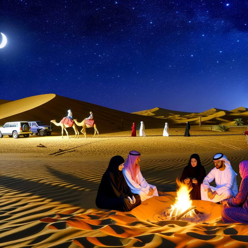 2. Overnight Desert Safari in Abu Dhabi