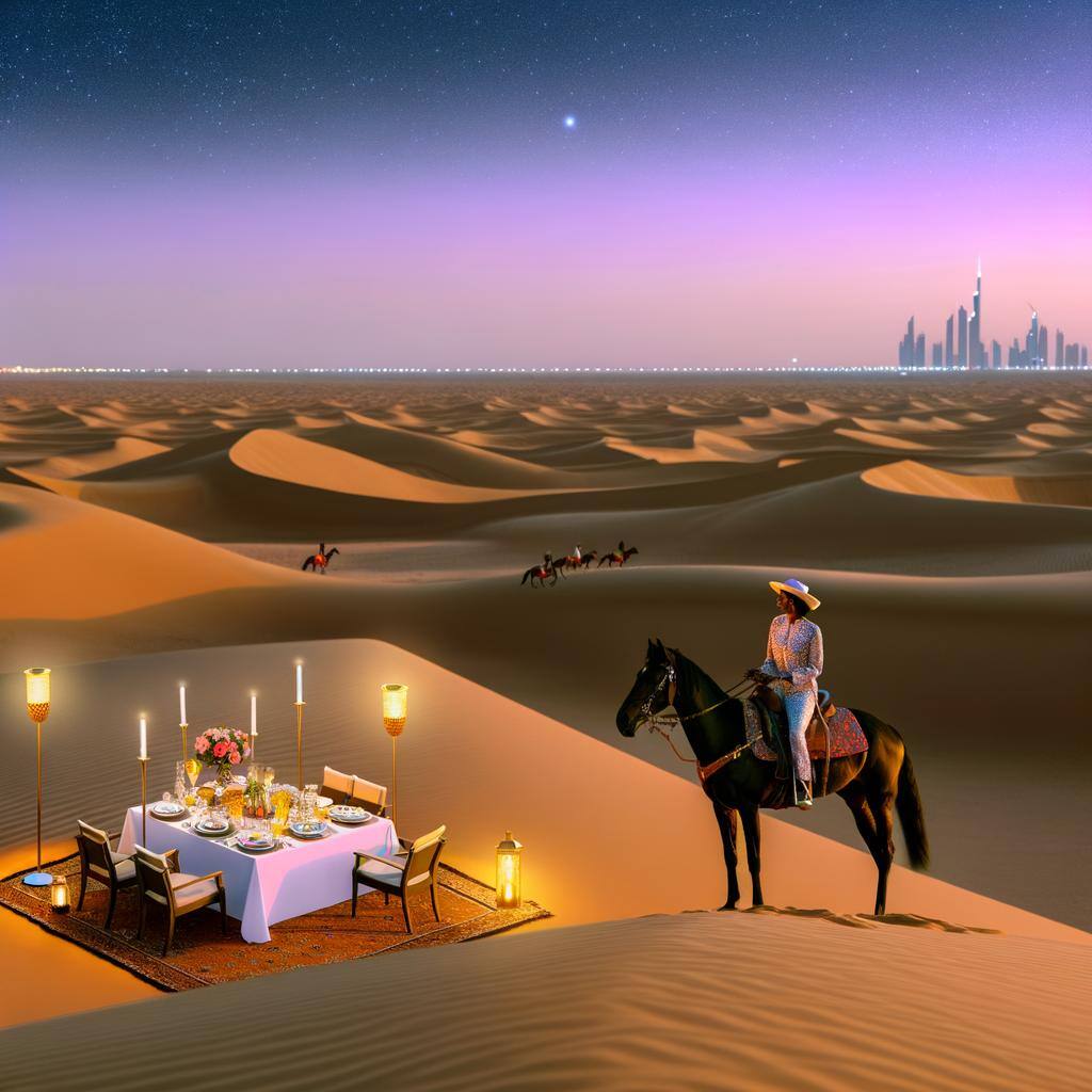 3. Luxury Desert Safari in Ras Al Khaimah ...private dune dinner, horse riding