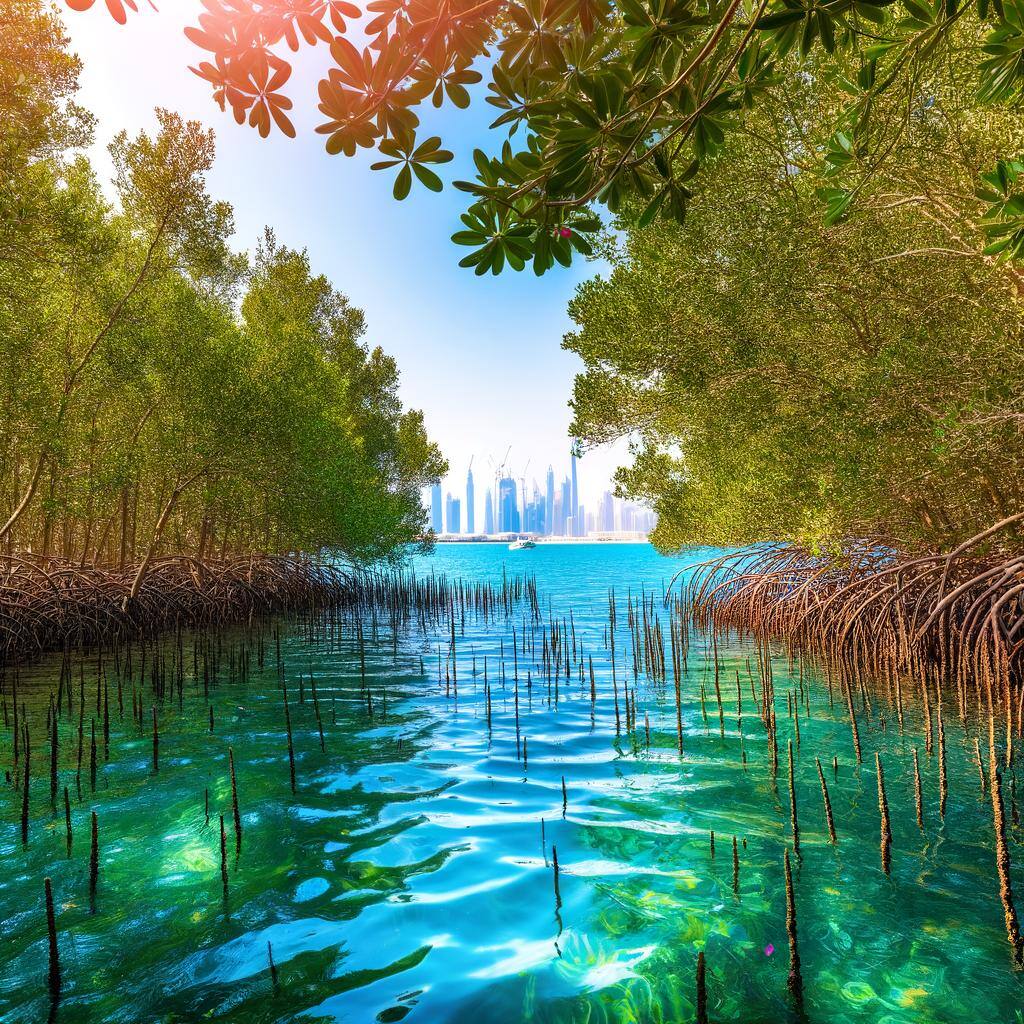 Mangrove forests in dubai