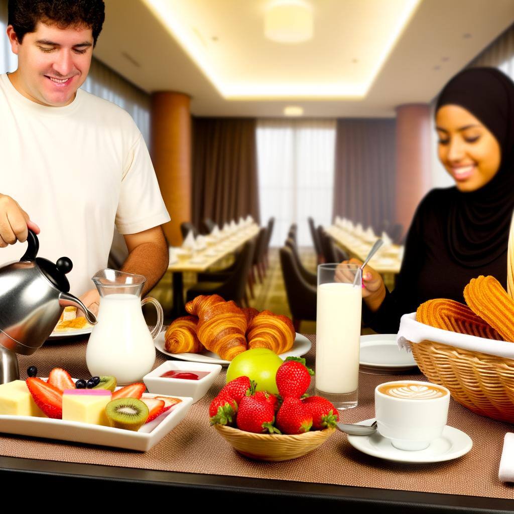 complimentary breakfast in hotel