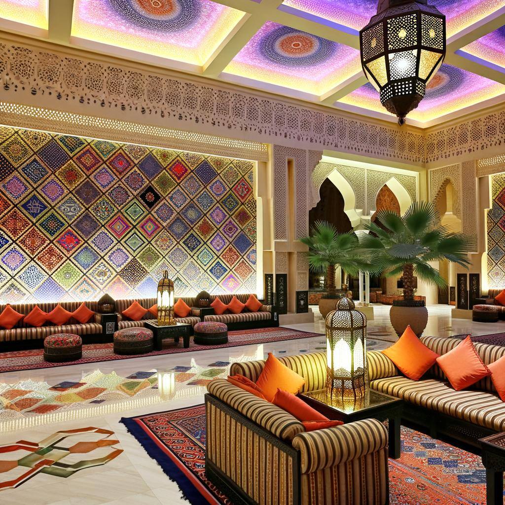 creating sense of place giving arabic vibes in hotels