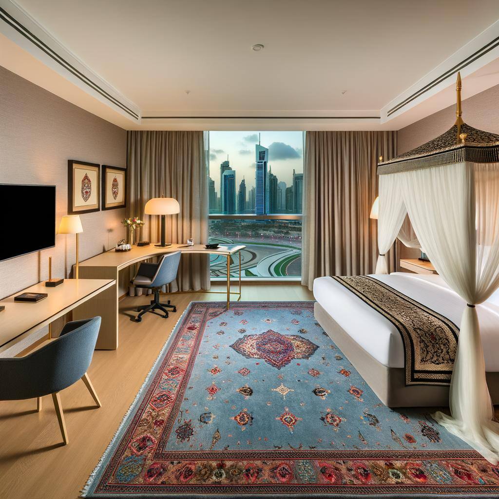 funtionality meets aesthatic in guest rooms in dubai