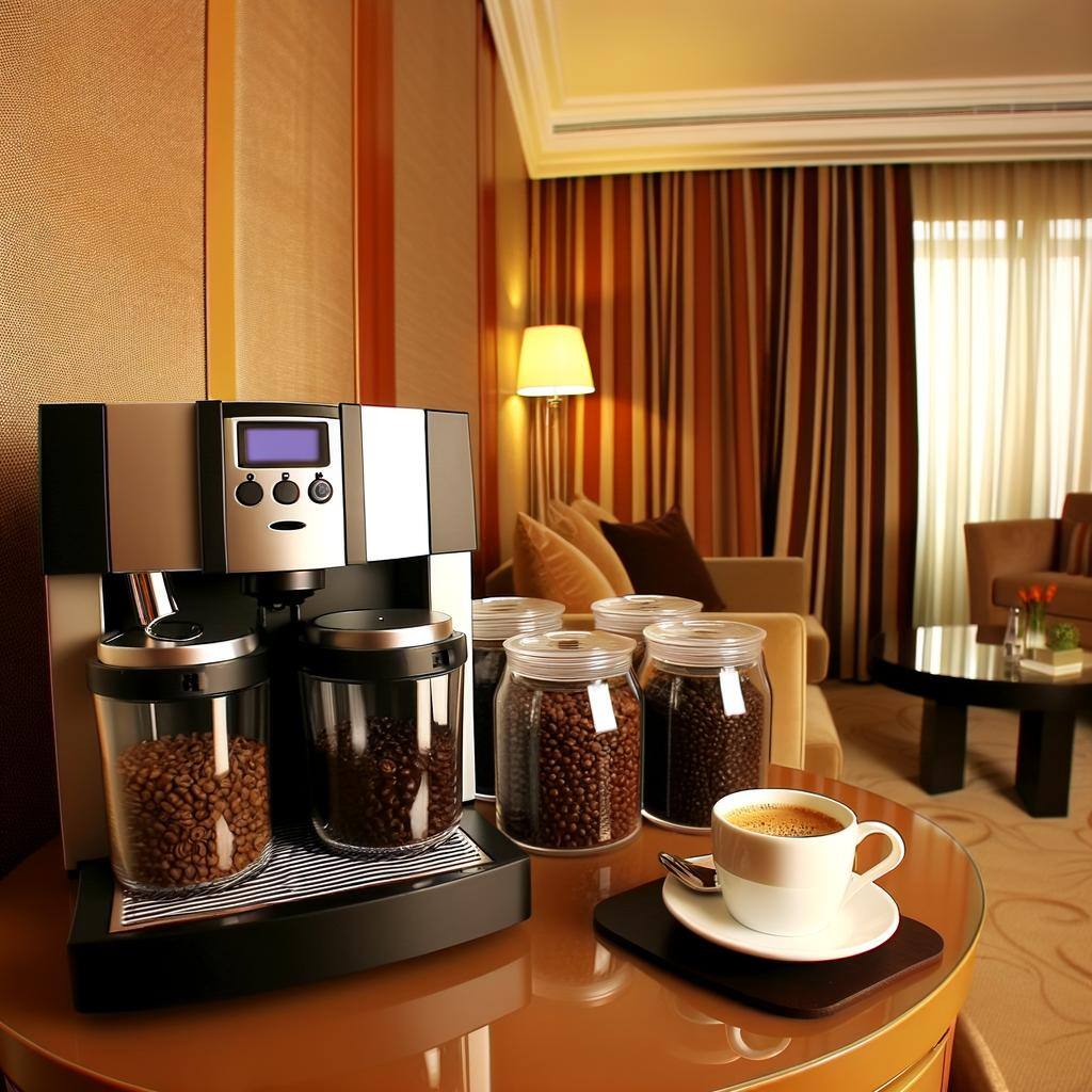 in room coffee at hotel room